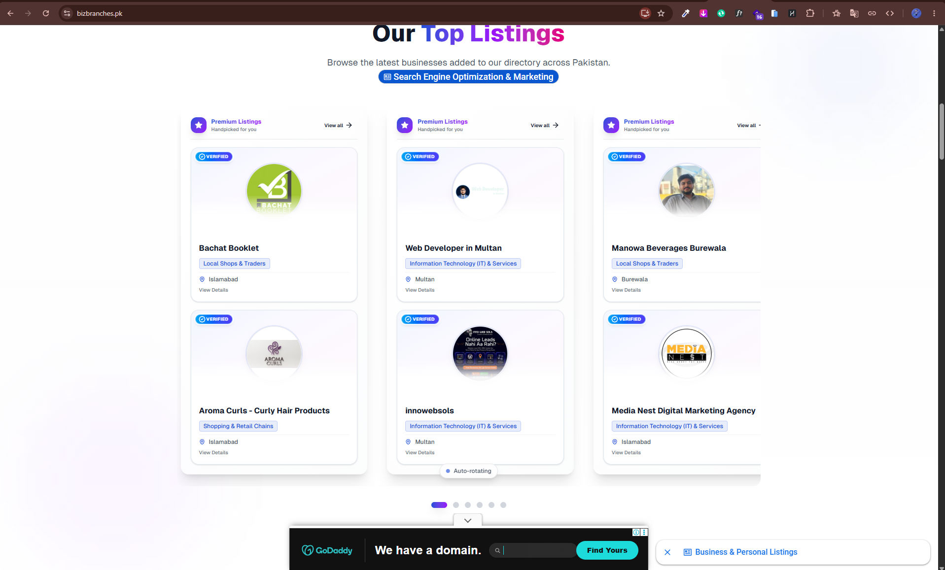 Business Listings